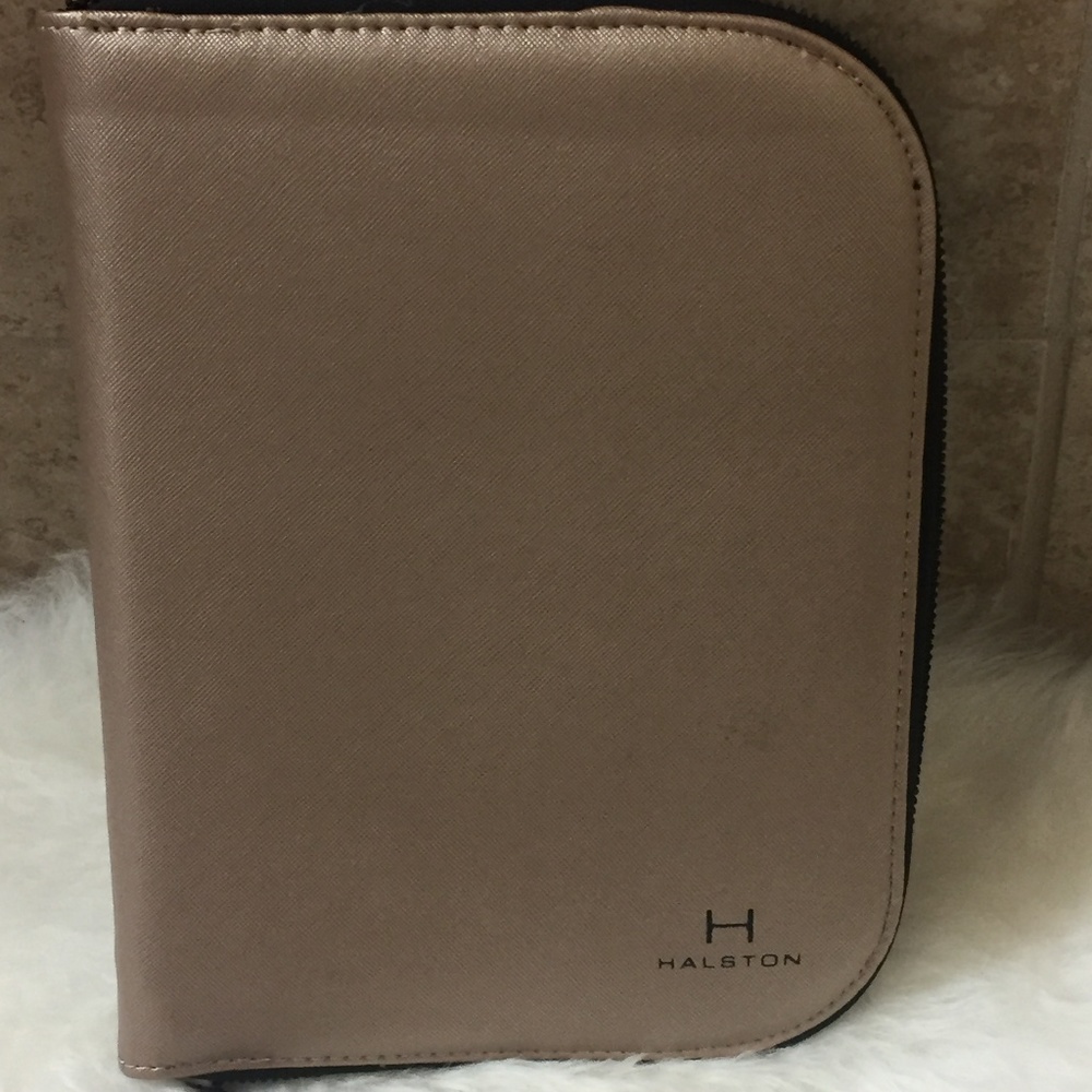 NWT Halston Travel Jewelry Portfolio – "Rose Gold"